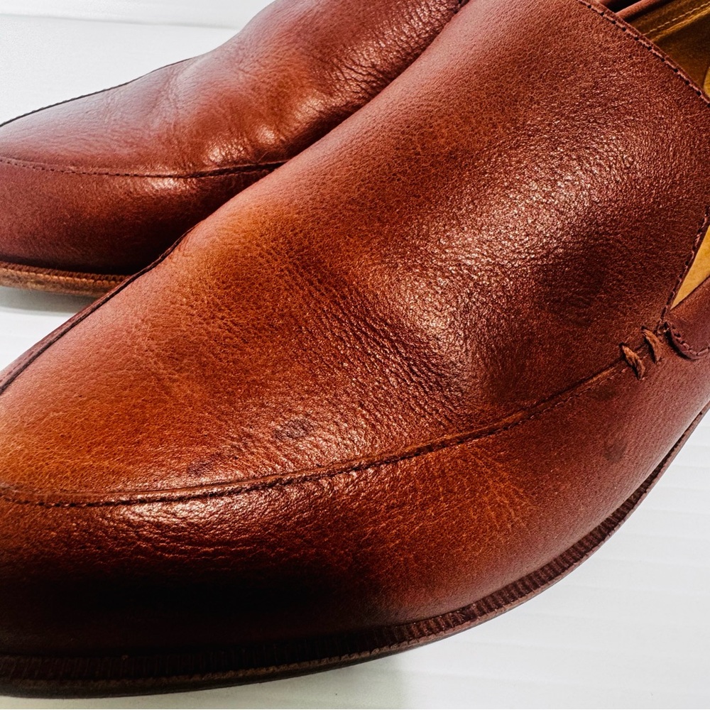 Madewell Frances Brown Leather Loafers Size 7 1/2 - Picture 4 of 14